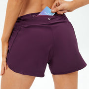 ''Siofra'' - Solid High-Waist Fitness Shorts