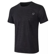 ''Dillon'' - Color Block Short-Sleeve Workout T-Shirt